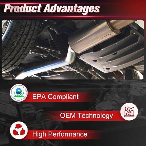 2pcs Catalytic Converter with Exhaust Manifold Compatible with 2013-2019 Ford Explorer/Flex/Taurus, 2015-2018 Ford Edge V6 3.5L/3.7L(EPA Compliant) in Saudi Arabia