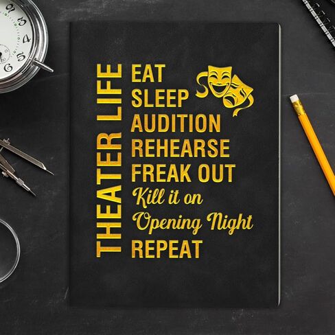 Theater Life Journal Graduation Gifts Funny Theater Gifts Comedy Theater Notebooks for Her Him Thespian Writer Gift for Actors Performers Direactors Acting Students in Saudi Arabia