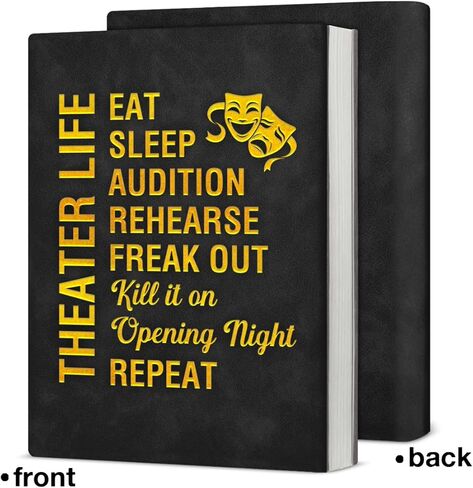 Theater Life Journal Graduation Gifts Funny Theater Gifts Comedy Theater Notebooks for Her Him Thespian Writer Gift for Actors Performers Direactors Acting Students in Saudi Arabia