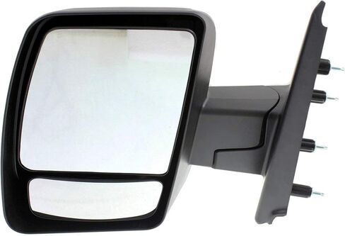 Kool Vue Driver & Passenger Side Power Non-Heated Mirrors for Nissan NV2500 NV3500 NV1500 2012-2021 Manual Fold With Spotter Glass; Without Signal Light Textured in Saudi Arabia