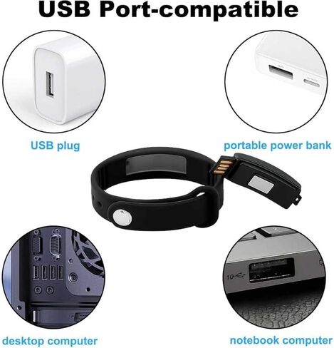 Vibrating Alarm Wristband Deaf People Watch Band Fit Sleeps Rise Silent Shock Clock Bracelet Bands for Heavy Sleepers Wearable Wrist Band That Won't Wake Partner Vibration Bed Shaker in Kuwait