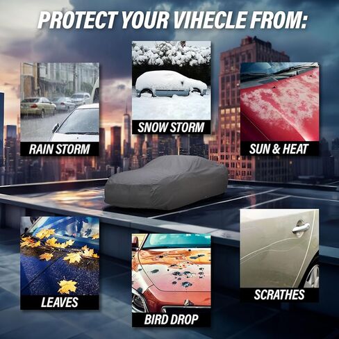 Supreme Full Car Cover - Semi Custom Fits 2018-2026 Porsche Cayenne E-Hybrid SUV | All-Weather Protection: Waterproof, Dustproof, Windproof, UV-Resistant in Kuwait