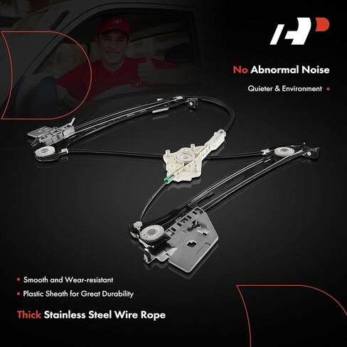 A-Premium Electric Power Window Regulator Without Motor Compatible with Mercedes-Benz CLS500 CLS55 AMG CLS550 CLS63 AMG C219 2005-2010 Sedan Rear Left Driver Side in Saudi Arabia