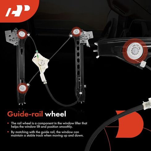A-Premium Electric Power Window Regulator Without Motor Compatible with Mercedes-Benz CLS500 CLS55 AMG CLS550 CLS63 AMG C219 2005-2010 Sedan Rear Left Driver Side in Saudi Arabia