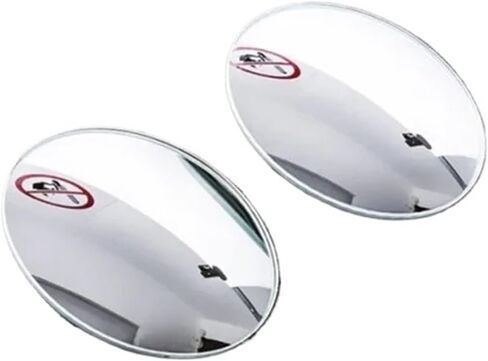 Car Blind Spot Rear View Wide Angle Adjustable Small Round Mirror Car Reverse Auxiliary Rearview Convex Mirror(2pcs) in Saudi Arabia
