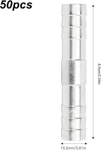 Universal Aluminum High Strength Refrigerant Hose Barb Fitting 50pcs for Automobiles Trucks (3/4in) in Saudi Arabia