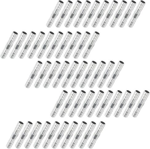 Universal Aluminum High Strength Refrigerant Hose Barb Fitting 50pcs for Automobiles Trucks (3/4in) in Saudi Arabia