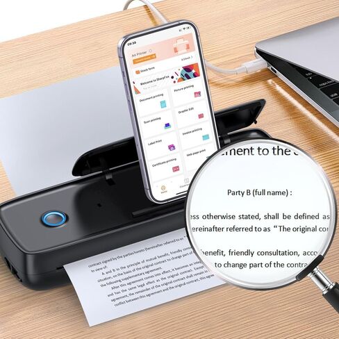 ورق طابعة حرارية قابل للطي 200 ورقة طباعة واضحة صديقة للبيئة مقاس 8.5 × 11 بوصة ورق حراري للاستخدام المثالي للمكتب والمدرسة والمنزل in Kuwait