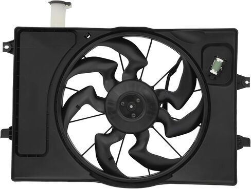 Cooling Fan 2017-2018 for Hyundai Elantra GL 2.0L 2018 for Hyundai Elantra GL SE 2.0L 624160 6010321 76383 2812040 HY3115158 623820 6010310 2812020 HY3115156 in Kuwait