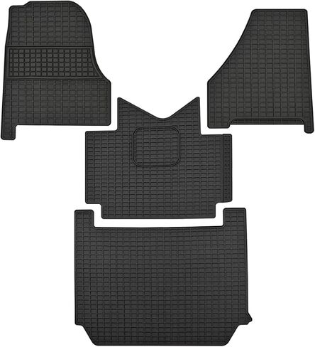 Floor Mats for Freightliner Cascadia 2018–2025 All-Weather Heavy Duty Rubber Waterproof Cascadia 126 Truck Floor Liners, Non-Slip, Easy to Clean, 4-Piece Set in Saudi Arabia