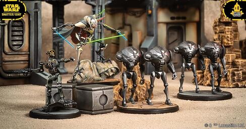 حرب النجوم Shatterpoint الشهية لحزمة فرقة التدمير | لعبة المنمنمات على الطاولة | لعبة استراتيجية للأطفال والكبار | الأعمار 14+ | 2 لاعبين | متوسط وقت اللعب 90 دقيقة | من إنتاج شركة Atomic Mass Games in Kuwait