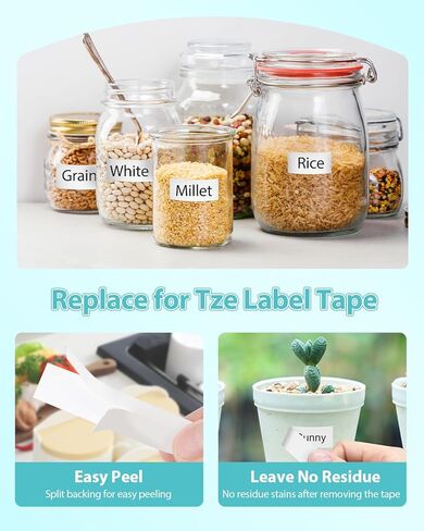 TZe 24mm 0.94 Laminated White Tz Tape Compatible for Brother Tze-251 Tz-251 P Touch Label Maker Tape 1 Inch TZ Refills for P Tpuch PT-D610BT PT-D600 P700 P710BT PT-P750WVP, Black on White, 2 Pack in Saudi Arabia