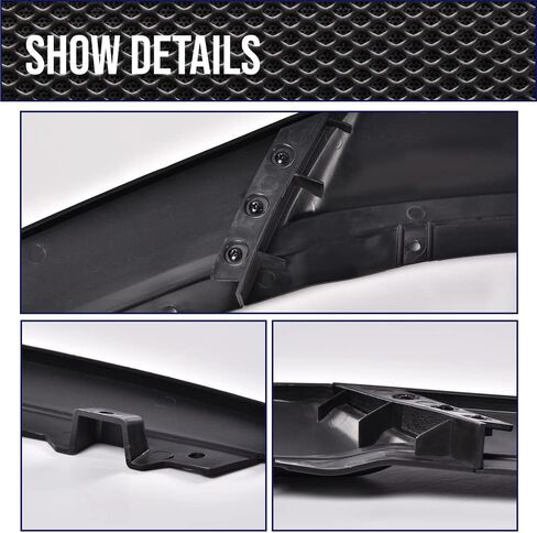 PIT66 Front Bumper Lip Lower Chin Spoiler Wing Body Kit, Compatible with 2013-2014 Ford Mustang V6 V8 USDM (Not Fit Shelby/GT500 Bumper), Carbon Fiber Style in Saudi Arabia