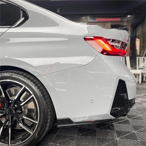 Rear Bumper Protector Canards Splitter Side Skirt Guard Body Kits ，Compatible For BMW 3 Series G20 G28 325 330 M-Sport 2019-2024(Carbon Fiber Look) in Saudi Arabia
