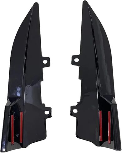 Rear Bumper Protector Canards Splitter Side Skirt Guard Body Kits ，Compatible For BMW 3 Series G20 G28 325 330 M-Sport 2019-2024(Carbon Fiber Look) in Saudi Arabia