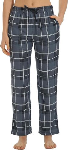 HEARTNICE Women's Soft Pajama Bottoms - Comfy Sleep Pants with Pocket & Adjustable Waist in Saudi Arabia