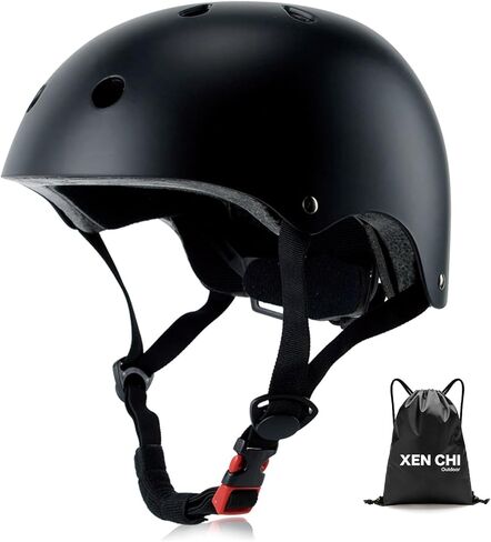 Kids Bike Helmet, CPSC & ASTM Certified, Adjustable EPS Protective Gear, 5 Colors, Multi-Sport for Boys & Girls, 11 Vents, Free Sports Drawstring Bag in Saudi Arabia