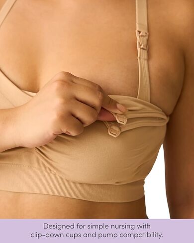 Kindred Bravely Essentials Pumping and Nursing Bras, Hands Free, Nursing Bras for Breastfeeding, 2 Pack in Saudi Arabia