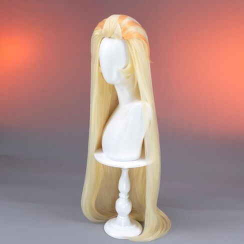 باروكة هازبين هوتيل ليليث التنكرية لشخصيات اللعبة والشعبية، باروكات تنكرية مقاومة للحرارة، باروكات صناعية لحفلات الهالوين + قبعة شعر مستعار in Kuwait