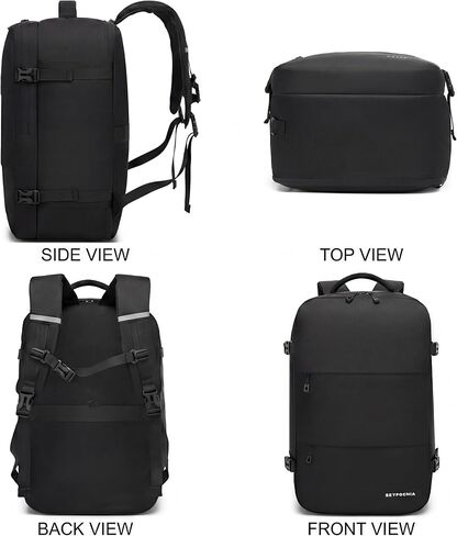 seyfocnia Convertible Travel Garment Bag, Large Travel Backpack for Men & Women, Business Laptop Backpack, Carry On Luggage, Personal Item Travel Bag Suit Bag With Multi-Pockets in Saudi Arabia