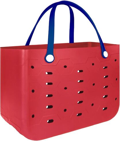 Rubber Beach Bag for Men & Women, Water-resistant Travel Tote Bag for the Beach Boat Pool in Kuwait