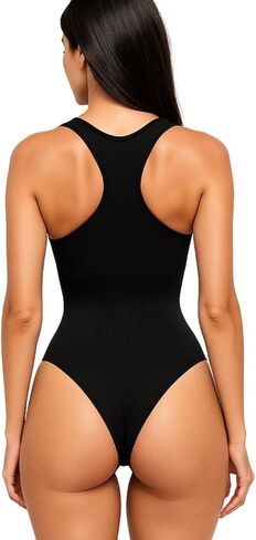 ItGirl Women's Shapewear Bodysuit For Tummy Control, Snatched Waist, Butt Lifting and Seamless Racerback Body Sculpting Suit in Saudi Arabia
