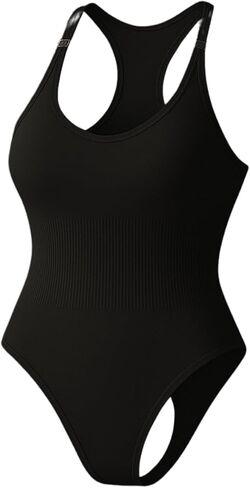 ItGirl Women's Shapewear Bodysuit For Tummy Control, Snatched Waist, Butt Lifting and Seamless Racerback Body Sculpting Suit in Saudi Arabia