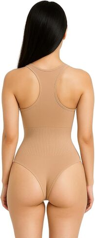 ItGirl Women's Shapewear Bodysuit For Tummy Control, Snatched Waist, Butt Lifting and Seamless Racerback Body Sculpting Suit in Saudi Arabia