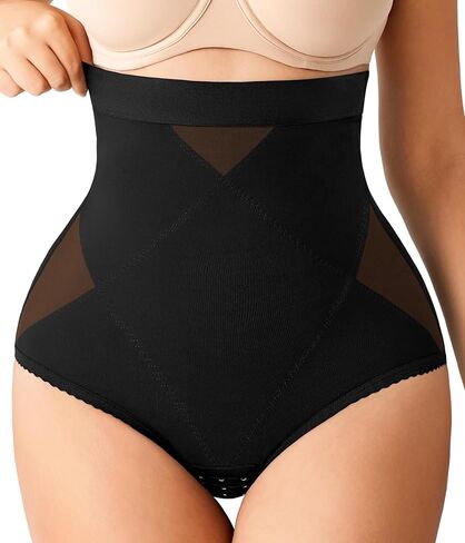 Nebility Tummy Control Shapewear Panties for Women - High-Waist Postpartum Shapewear Brief Body Shaper Girdle Butt Lift in Saudi Arabia