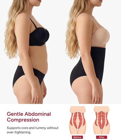 Nebility Tummy Control Shapewear Panties for Women - High-Waist Postpartum Shapewear Brief Body Shaper Girdle Butt Lift in Saudi Arabia