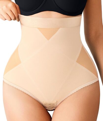 Nebility Tummy Control Shapewear Panties for Women - High-Waist Postpartum Shapewear Brief Body Shaper Girdle Butt Lift in Saudi Arabia