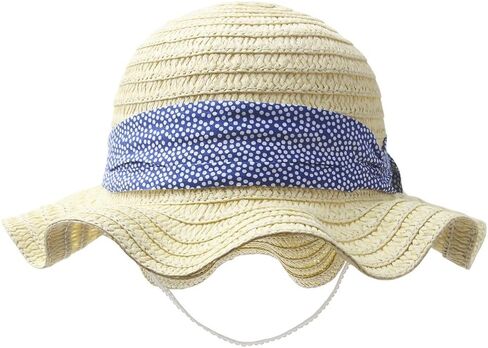 Vivobiniya Toddler Girl Bowknot Straw hat Baby Girl Beach Hat 0-5T in Kuwait