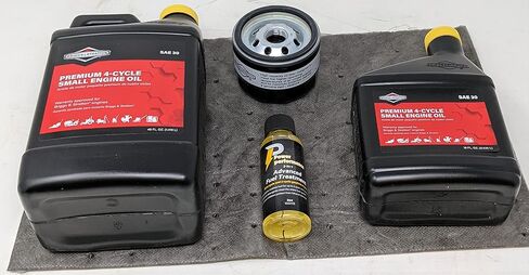طقم تغيير الزيت Briggs & Stratton 66 أونصة SAE 30 مع فلتر 492932s ومعالجة الوقود in Saudi Arabia