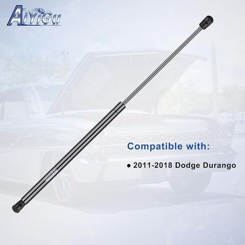 6468 Front Hood Struts Shocks Lift Supports Gas Springs Compatible with Dodge Durango 2011-2018 4-Door with Factory Aluminum Hood, Pack of 1 Piece in Saudi Arabia