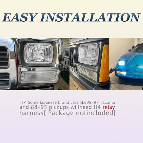 TURBO SII DOT Approved 4X6 LED Headlight Assemblies Hi/Lo Sealed Beam Replace H4651 H4656 Bulb Headlamps for KW Kenworth T600 W900 T800 Truck Peterbilt 379 S10 RV Freightliner Semi 4PCS in Kuwait