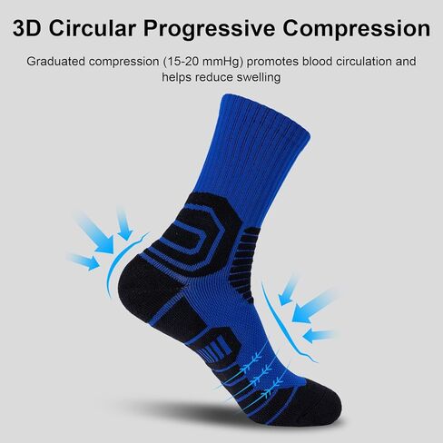 4 Pairs Mens Basketball Socks Athletic Running High Stockings Comfort Athletic Crew Socks Cushion Running Sock Performance Breathable Sports Sock for Men [Black,light gray,dark gray,white-gray] in Saudi Arabia