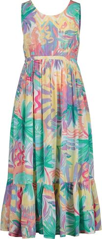 Roxy Girls' Island Cove Sleeveless Dress, Summer Fit & Flare Silhouette in Saudi Arabia