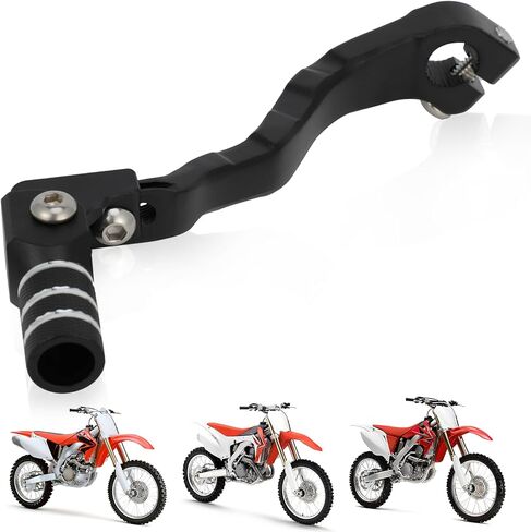 معدات الدرجات النارية شيفتر التحول للطي رافعة تلميح CNC ل CRF250R 2004-2009 CRF250X 2004-2015 CRF450R 2002 أسود in Saudi Arabia