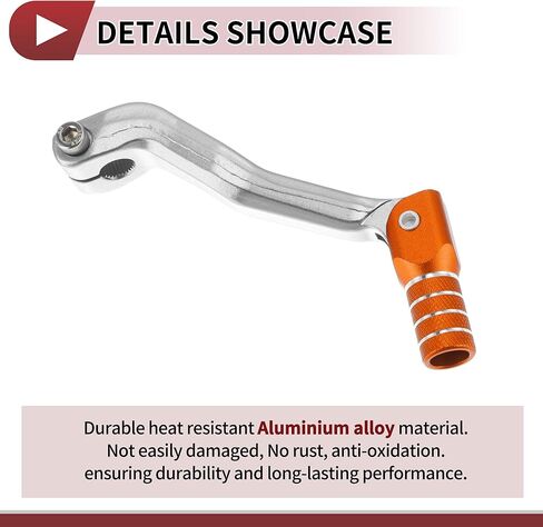 للطي معدات الدرجات النارية شيفتر رافعة ل كايو T2 T4 T6 K4 K6 NC CB المحرك 250cc 300cc 450cc دواسة رافعة تحول الذراع الفضة لهجة البرتقال in Saudi Arabia