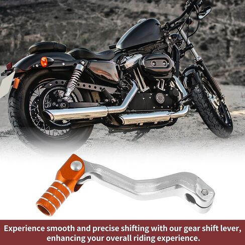 للطي معدات الدرجات النارية شيفتر رافعة ل كايو T2 T4 T6 K4 K6 NC CB المحرك 250cc 300cc 450cc دواسة رافعة تحول الذراع الفضة لهجة البرتقال in Saudi Arabia