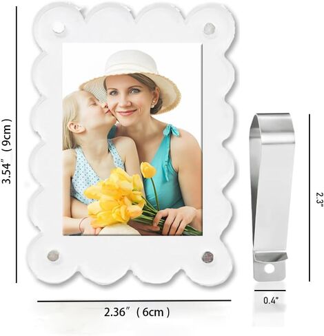 إطار صورة بمشبك قناع شخصي محفور بالليزر | إكسسوارات سيارة Drive Safe Mommy، حامل صور قابل للتخصيص لواقي الشمس (L) in Kuwait