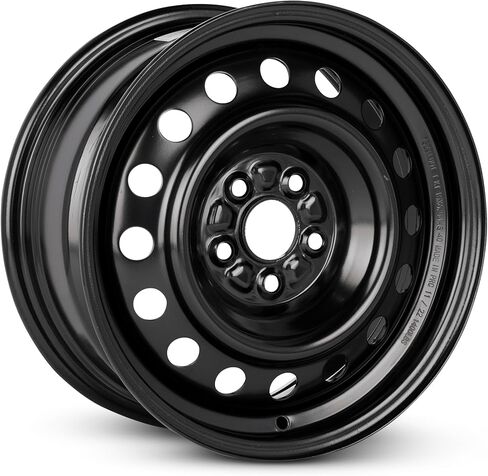 عجلة فولاذية بديلة جديدة مقاس 15x6.5 بوصة OEM مباشرة لسيارة Toyota Corolla 2019-2022 5-100 مللي متر حافة سوداء 15 بوصة 4261112D30 in Kuwait