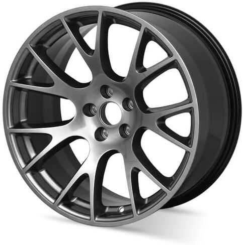 عجلة ألومنيوم بديلة جديدة مقاس 20x9.5 بوصة OEM لـ 2015-2023 دودج تشالينجر 5-115 مللي متر حافة سوداء 20 بوصة 5LD38JXYAB in Kuwait