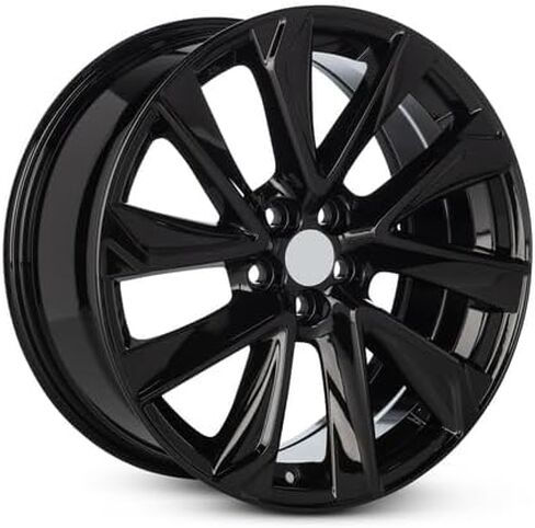 عجلة ألومنيوم بديلة مباشرة مقاس 18 × 8 بوصة OEM لسيارة تويوتا كورولا 2019-2022 مقاس 5-100 مم باللون الأسود اللامع مقاس 18 بوصة 4261102W01 in Kuwait