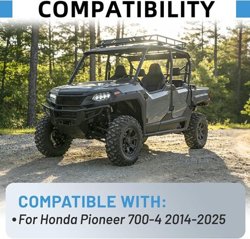 بطانة حصيرة السرير متوافقة مع Honda Pioneer 700-4 2014-2025 جميع ملحقات الشحن الواقية من الطقس استبدال #0SP42-HL3-201 in Saudi Arabia