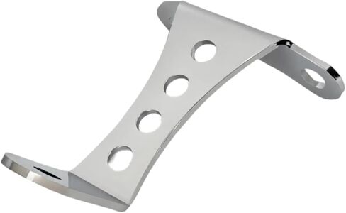 Universal Motorcycle Headlight Bracket Mount, No-Brow Powder Coated Black, Fits Harley Sportster Big Twin Triumph, Bottom Bolt-On 3.5" Riser Spacing in Saudi Arabia