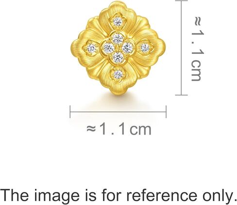 CHOW SANG SANG Gold Rhyme 999 24K Gold Blossom Diamond Charm Bracelet for Women 95690C ICONIC in Saudi Arabia