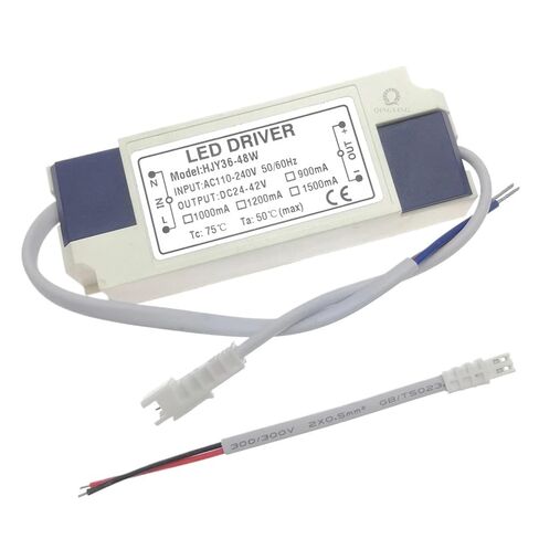 1 قطعة 110 فولت 220 فولت 36 واط 40 واط 45 واط 48 واط LED سائق DC24-42V 900mA 1000mA 1200mA 1500mA Flicker Free Power Supply محول الإضاءة الخارجية (DC24-42V-1500mA، X1PCS) in Saudi Arabia