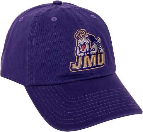 قبعة بيسبول جامعة صبار الصحراء جيمس ماديسون Dukes JMU قبعة مطرزة بحزام قماشي قابل للتعديل للبالغين (النمط B) أرجواني in Kuwait