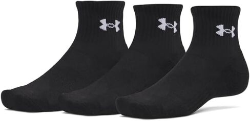Under Armour Unisex Performance Cotton Quarter Socks 3 Pack in Saudi Arabia